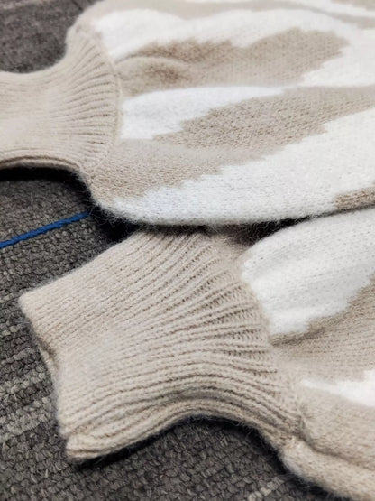 Zebra Print Button Up Cardigan