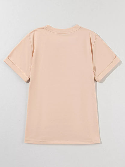 Flying Mallard Sequin Patched Short Sleeve Tee