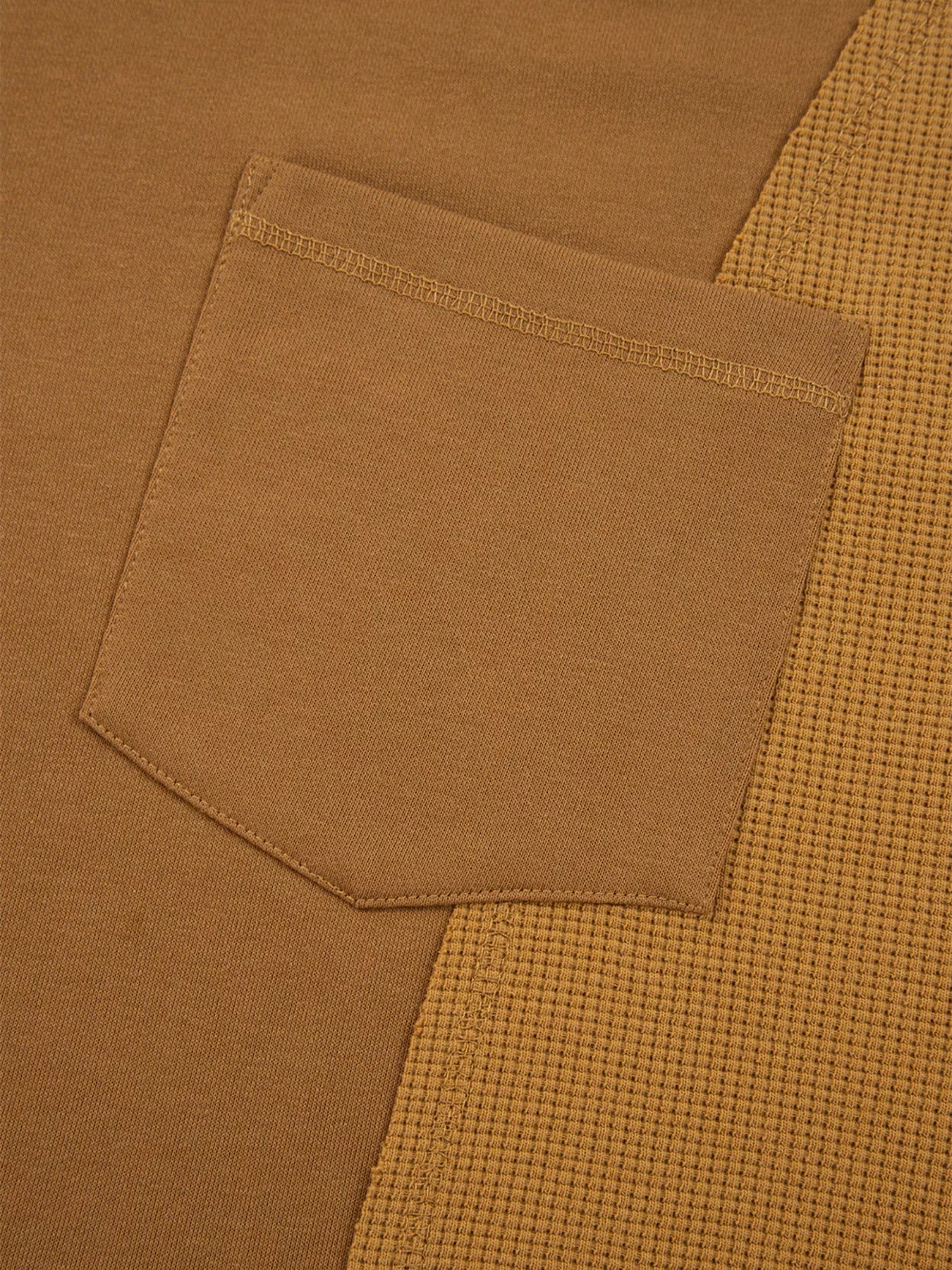 Oversized Textured Split Neck High Low Sweatshirt