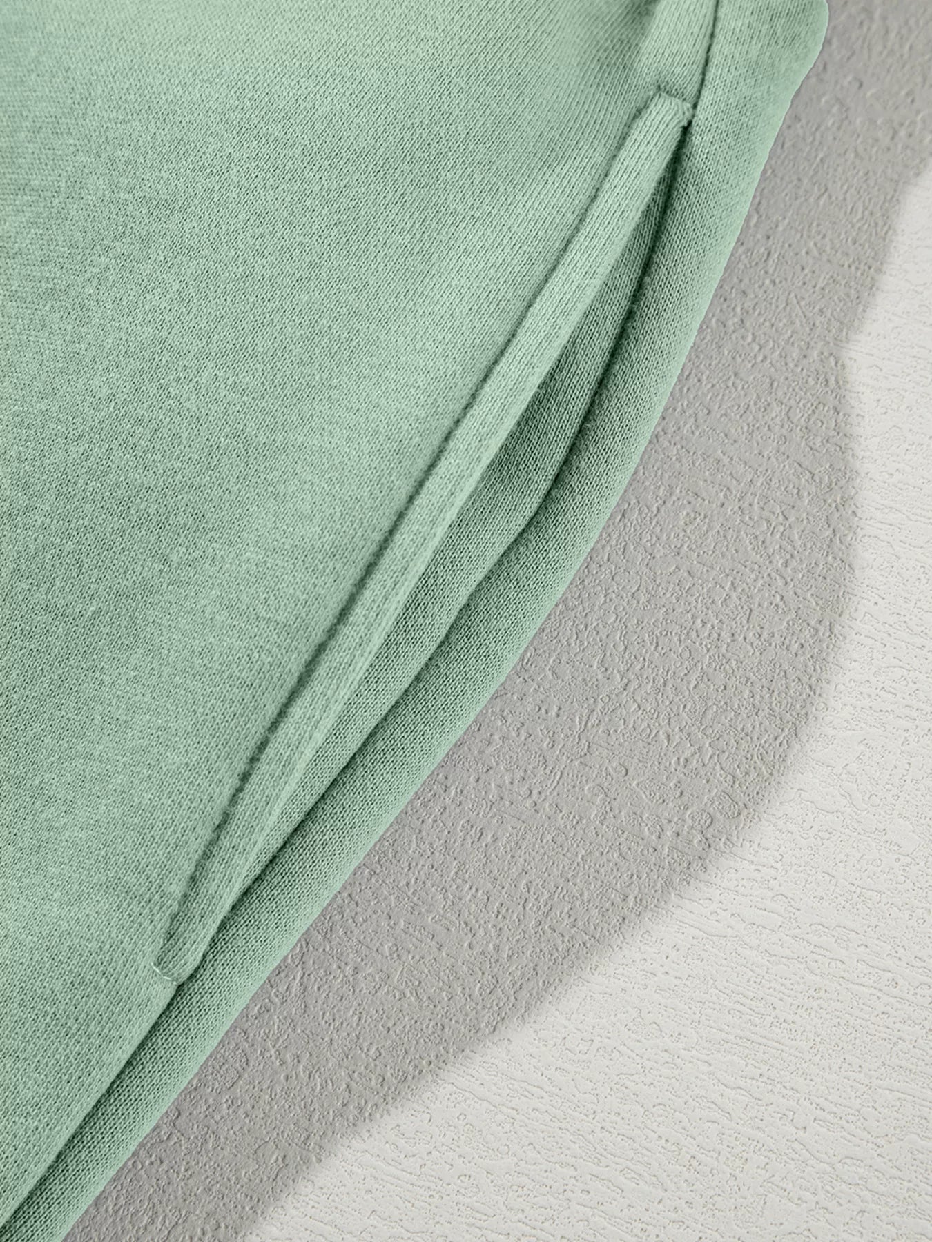 Drop Shoulder Zip Up Jacket and Drawstring Pants Active 2pcs Set