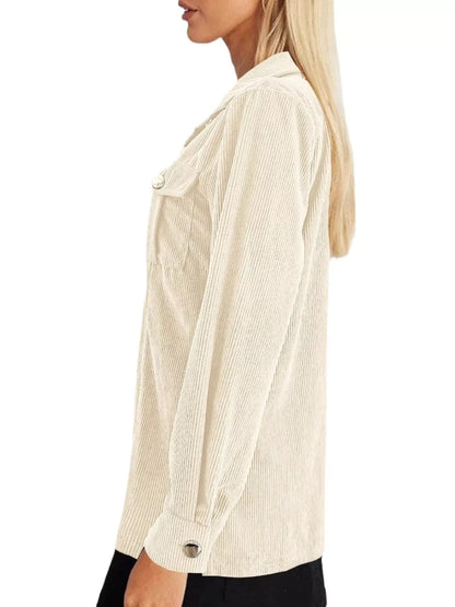 Corduroy Button-Down Jacket