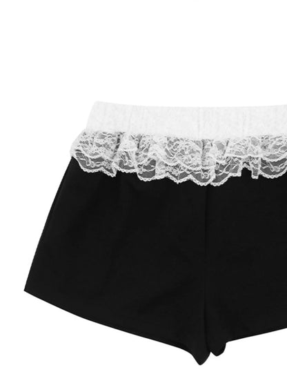 Lace Detail Shorts