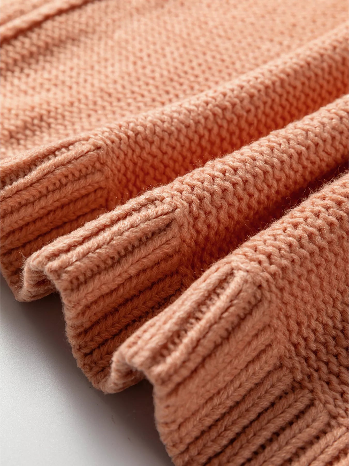 Pumpkin Tree Print Open Front Drop Shoulder Midi Cardigan