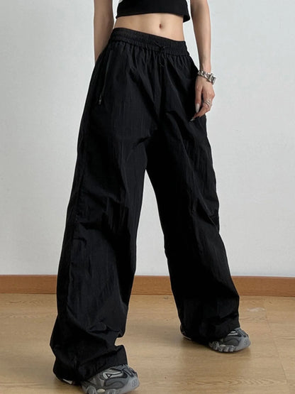 Wide Leg Drawstring Pants