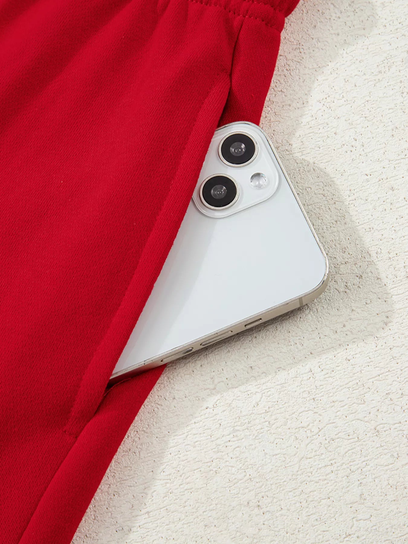 Striped Collar Patchwork Satin Bow Sweatshirt and Shorts Set