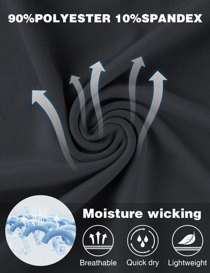 Women's UPF 50+ Sun Protection Long Sleeve Shirt - Athletic Rash Guard with Thumb Holes