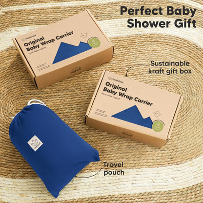 Baby Wrap Carrier Newborn to Toddler Hands-Free Infant Sling