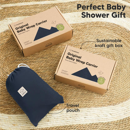 Baby Wrap Carrier Newborn to Toddler Hands-Free Infant Sling