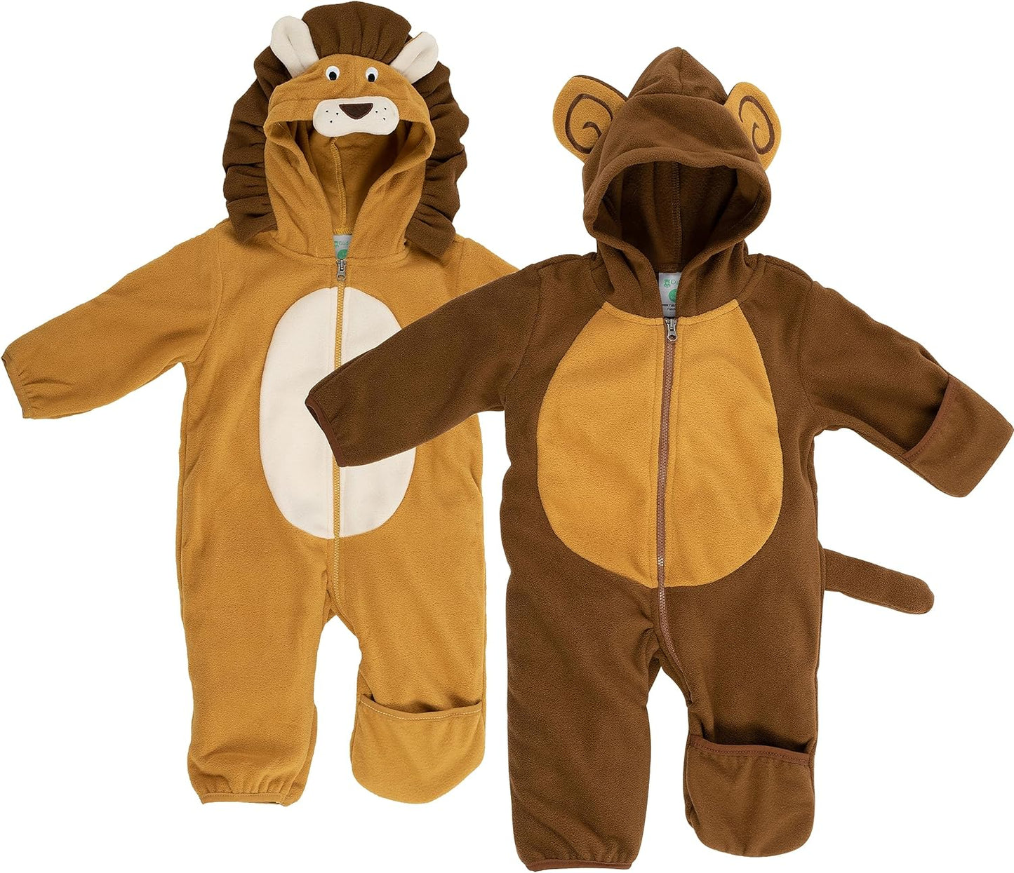 Fleece Baby Bunting with Hood - Convertible Mittens & Booties for Newborn & Infant