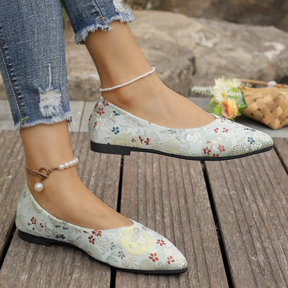 Point Toe Flats Slip-Ons