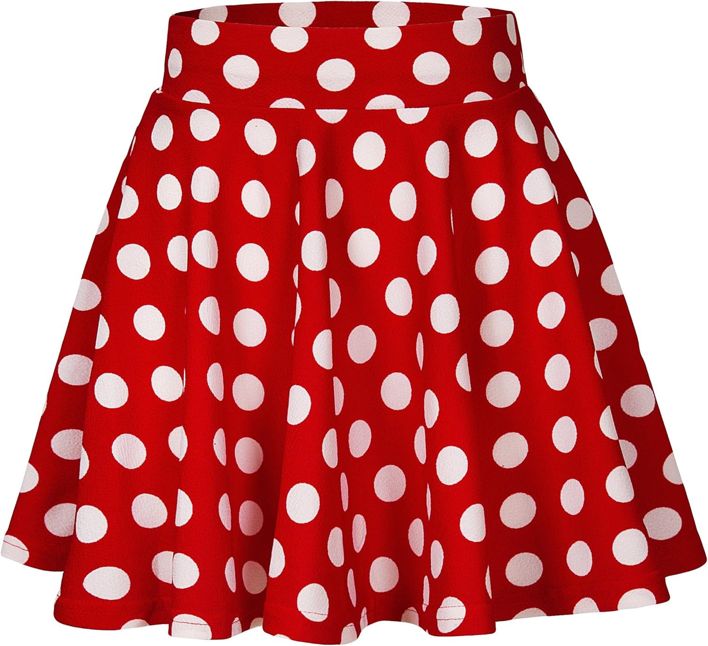 Urban CoCo Women's Basic Versatile Stretchy Flared Casual Mini Skater Skirt #9