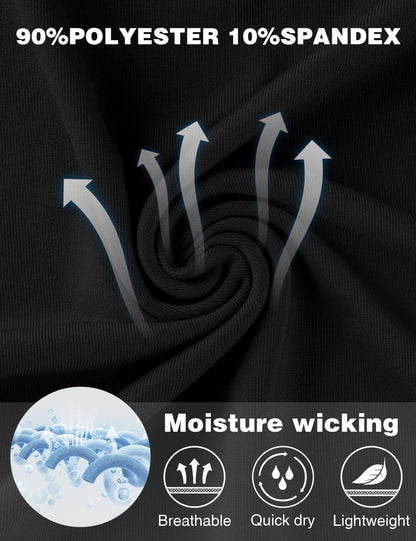 Women's UPF 50+ Sun Protection Long Sleeve Shirt - Athletic Rash Guard with Thumb Holes