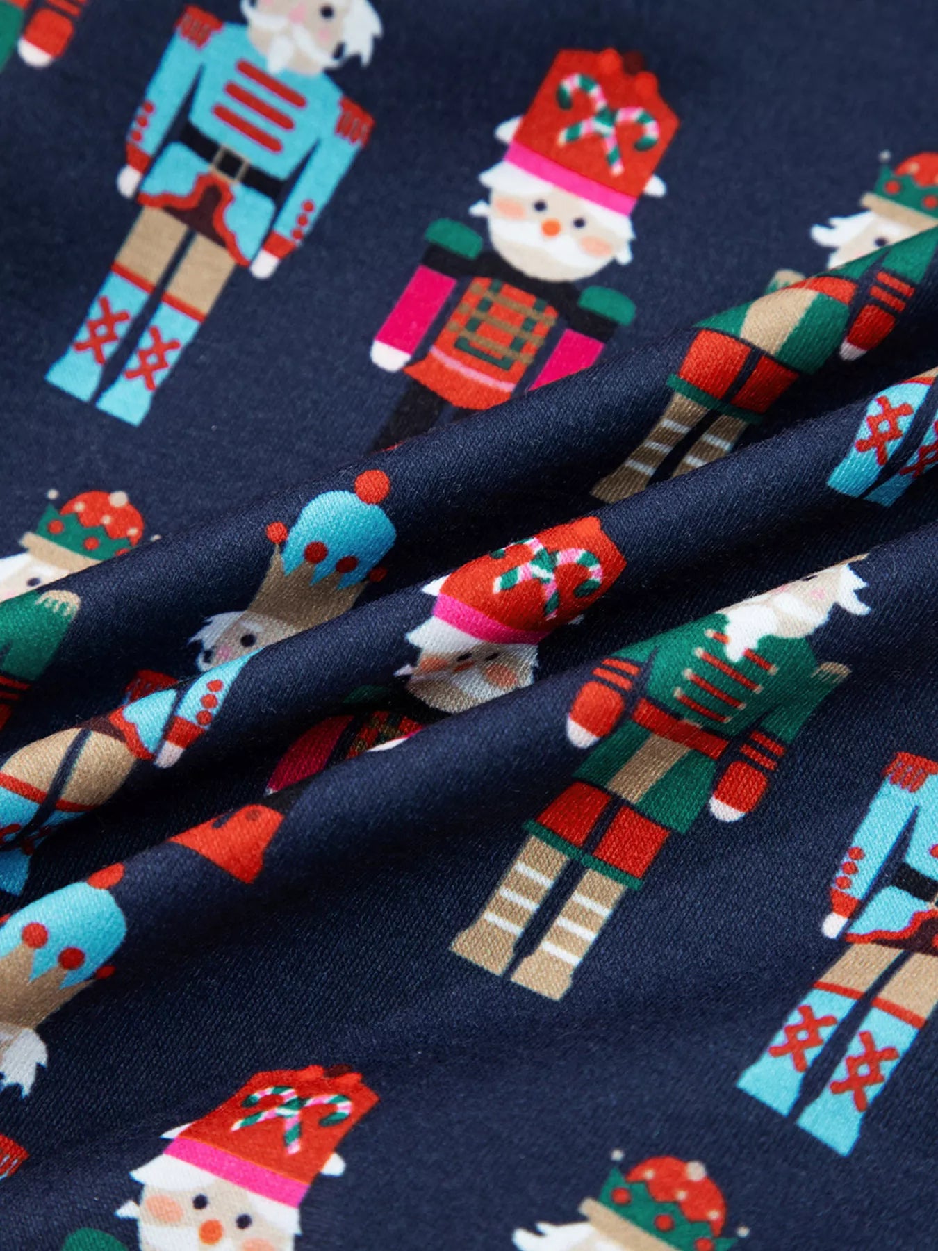 Mama Claus Plaid Letter Tee and Nutcracker Shorts 2pcs Lounge Set