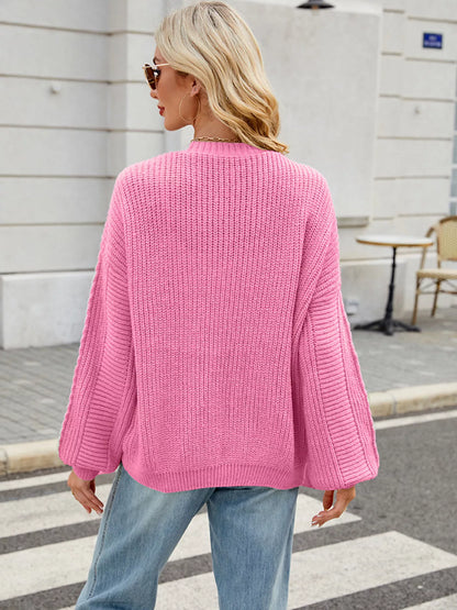 Button Up Long Sleeve Cardigan