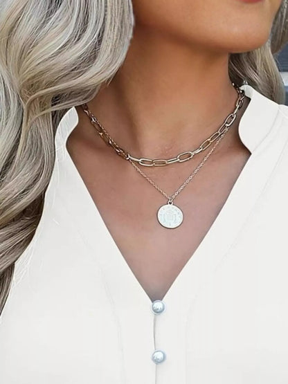 Full Size Notched Flounce Sleeve Blouse Plus Size