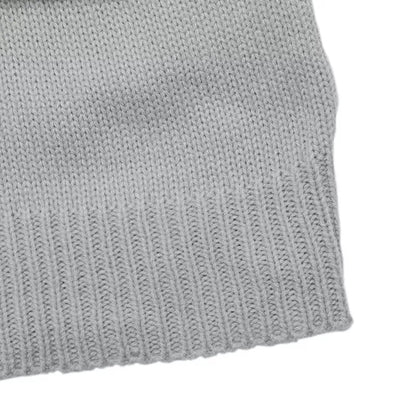 V-Neck Dropped Shoulder Sweater