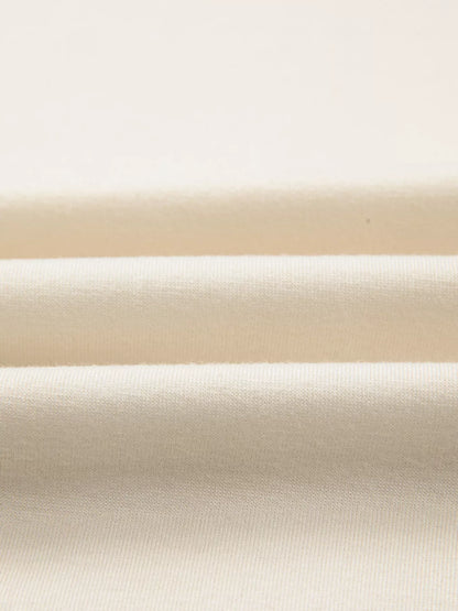 Stripe Stitched Detail Color Block Patchwork Oversized Top