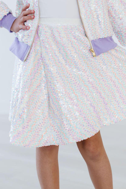 Unicorn Flip Sequin Twirl Skort