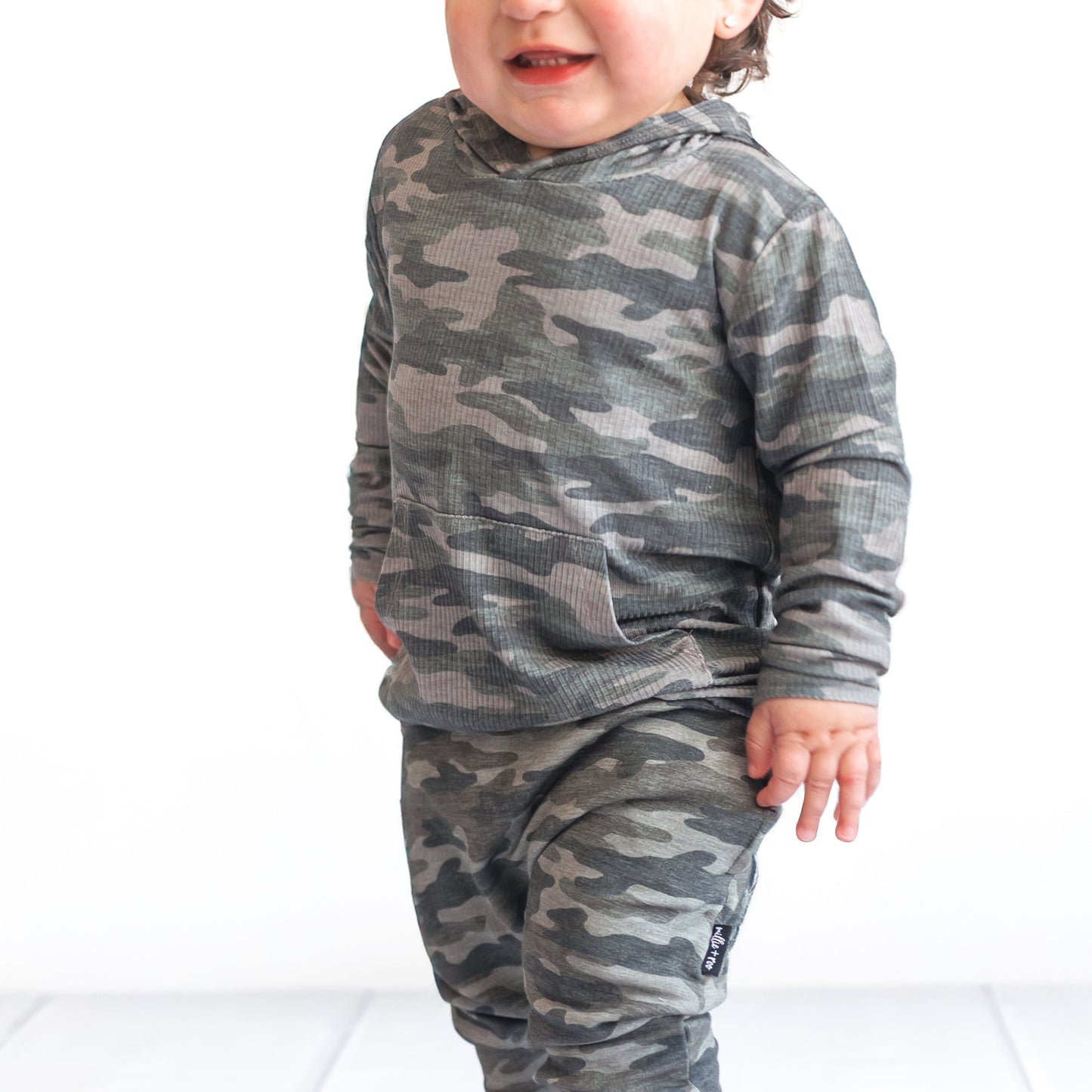 LONG SLEEVE HOODIE- Chris Camo