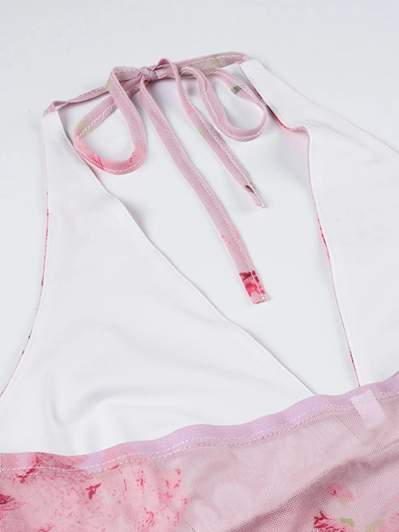 Floral Halter Neck Cami