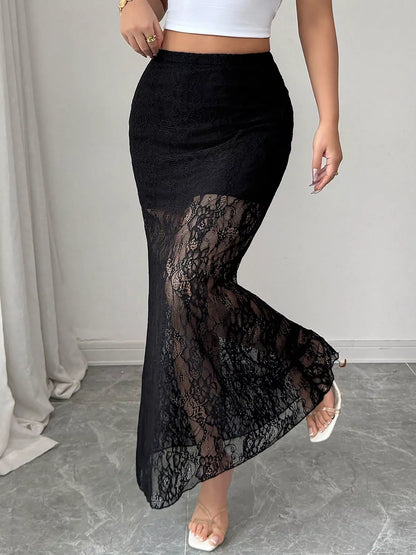 Lace Maxi Skirt