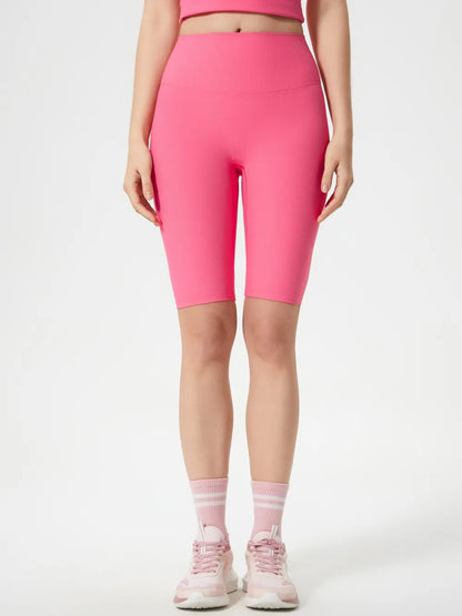 Millennia High Waist Active Shorts Strawberry