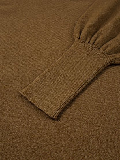 Color Block Mock Neck Long Sleeve Sweater