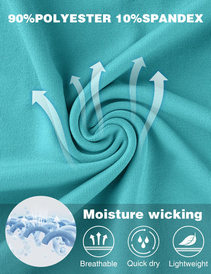 Women's UPF 50+ Sun Protection Long Sleeve Shirt - Athletic Rash Guard with Thumb Holes