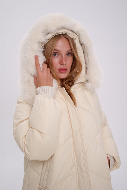 Genuine Polar Fox Thinsulate™ Coat