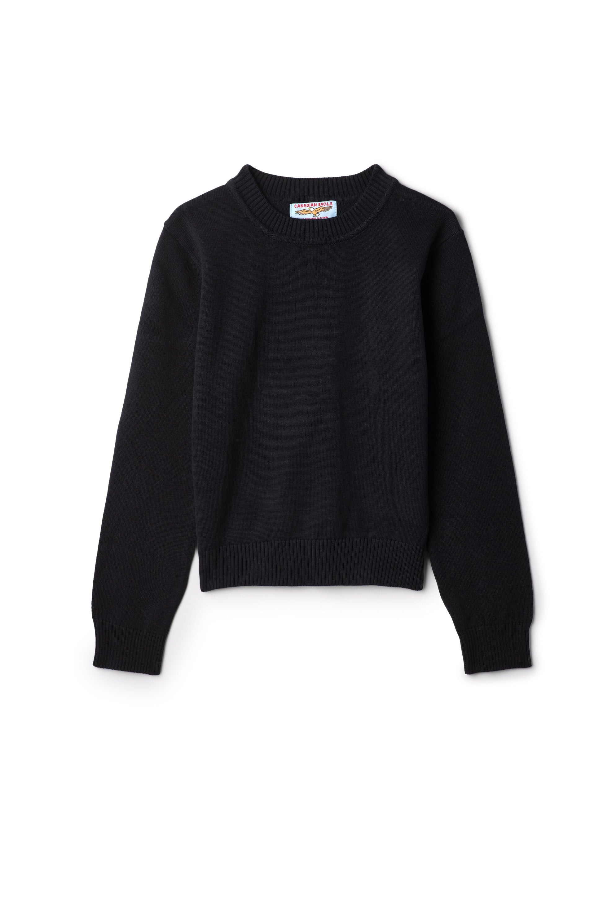 Basic Knit Crewneck Sweater Dark Navy