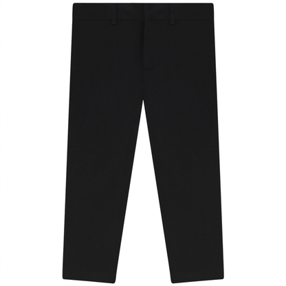 Boys Ponte Knit Skinny Pants Black
