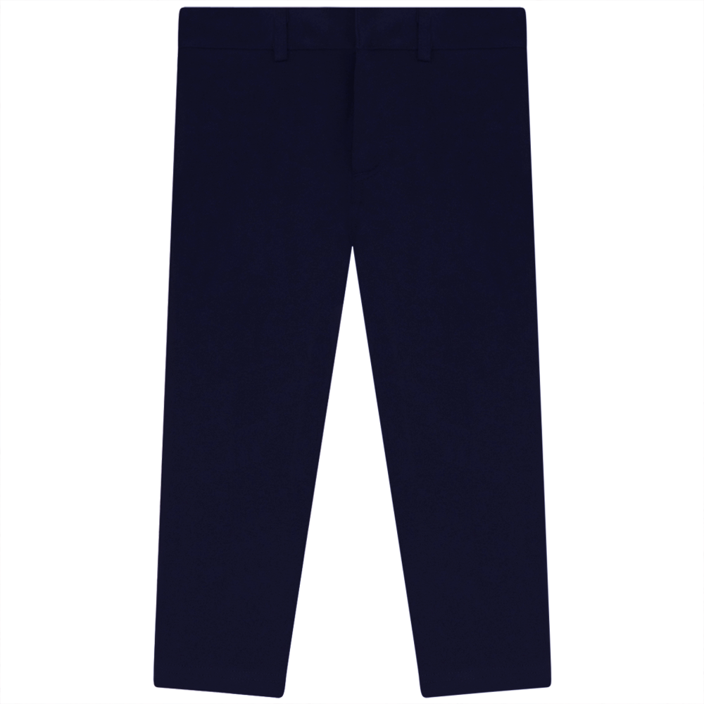 Boys Ponte Knit Skinny Pants Dark Navy