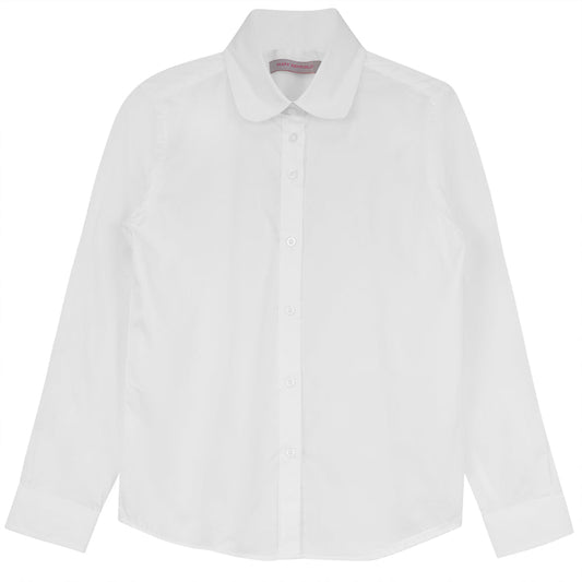 Peter Pan Collar Blouse White - 8702