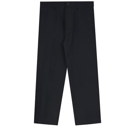 Basic Flat Front Pant Navy