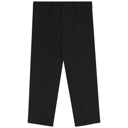 Slim Fit Long Pants Black