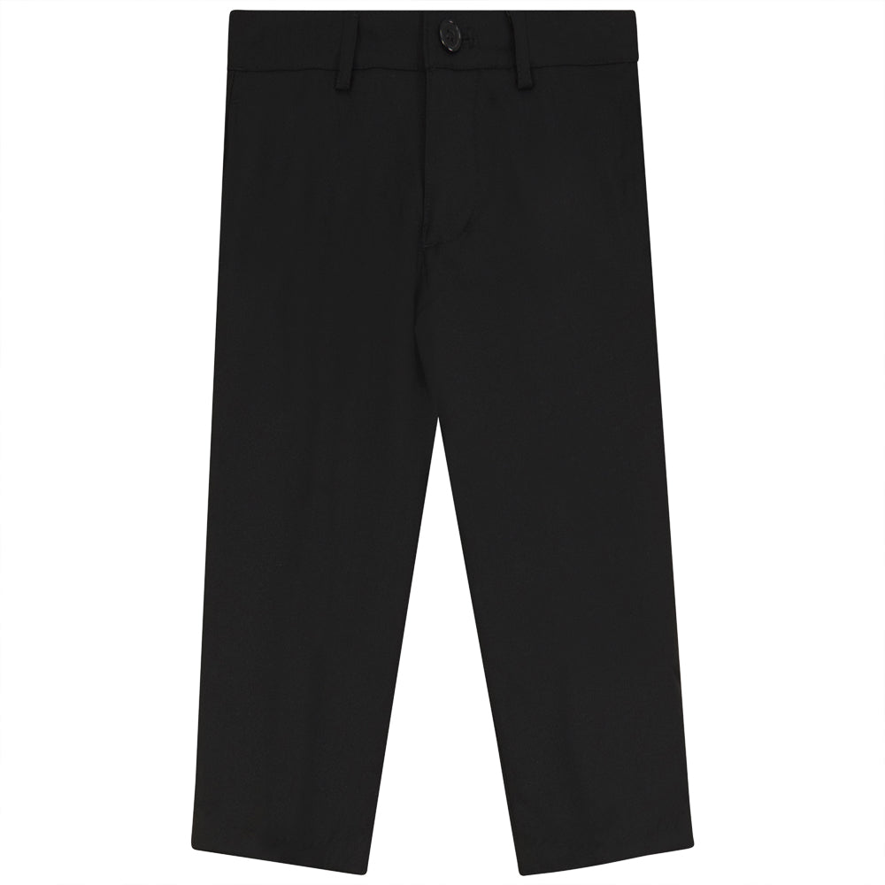 Slim Fit Long Pants Black