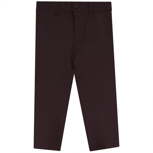 Slim Fit Long Pants Wine
