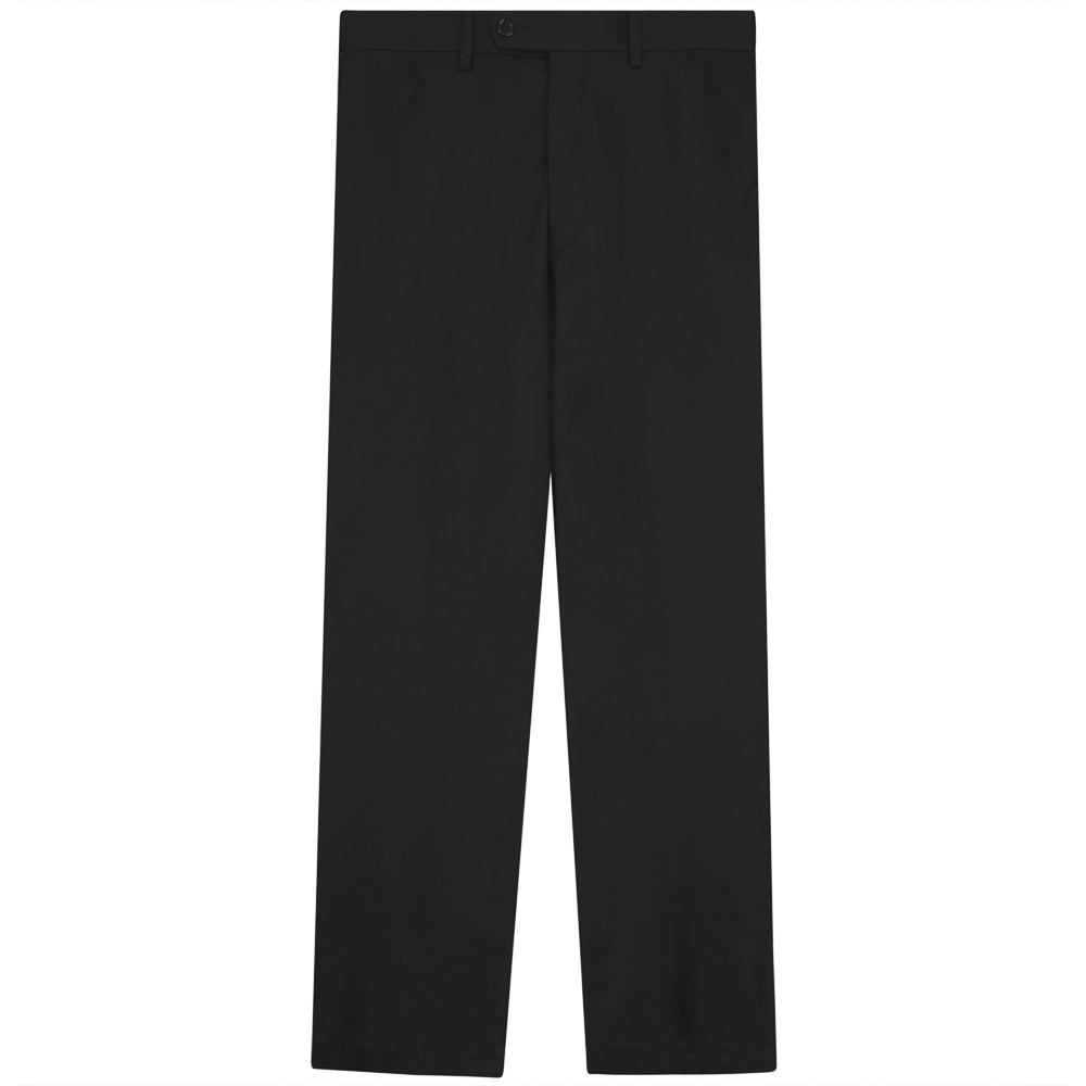 Side Expandable Waist Pants Black