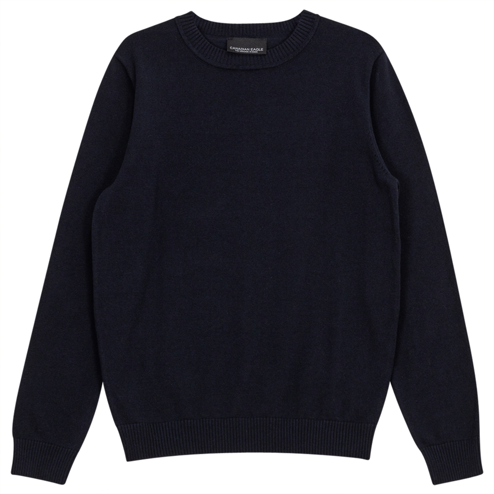 Knit Sweater Uniform Dark Navy