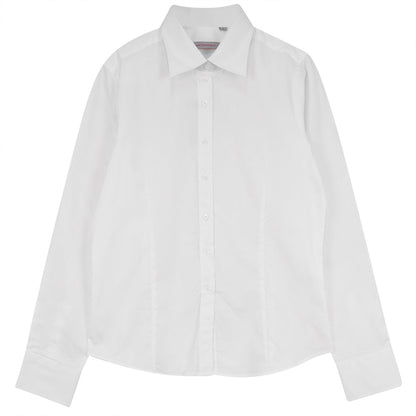 Basic Blouse With Pleats White - 88-1