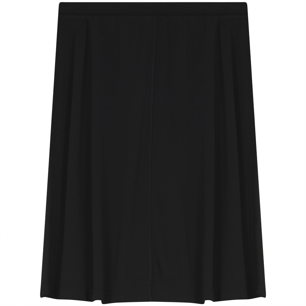 Short Flared Skirt Black
