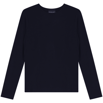Basic Modal T-Shirt Dark Navy