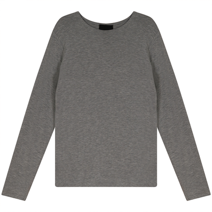 Basic Modal T-Shirt Grey Mix