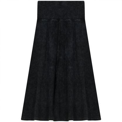 Short Rib Skirt Black Wash