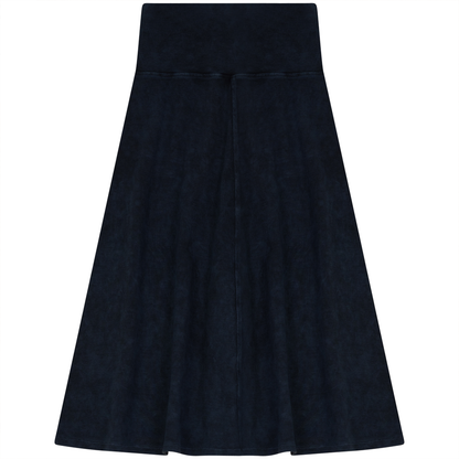 Short Rib Skirt Denim Wash