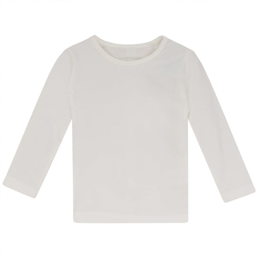 Long Sleeves Crewneck T-Shirt Off White