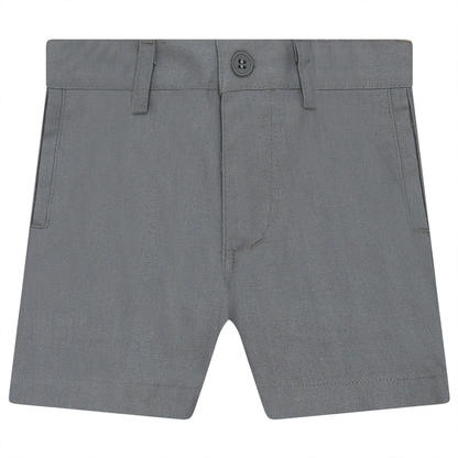 Linen Short Pant Grey