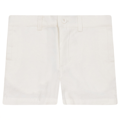 Linen Shorts Off White