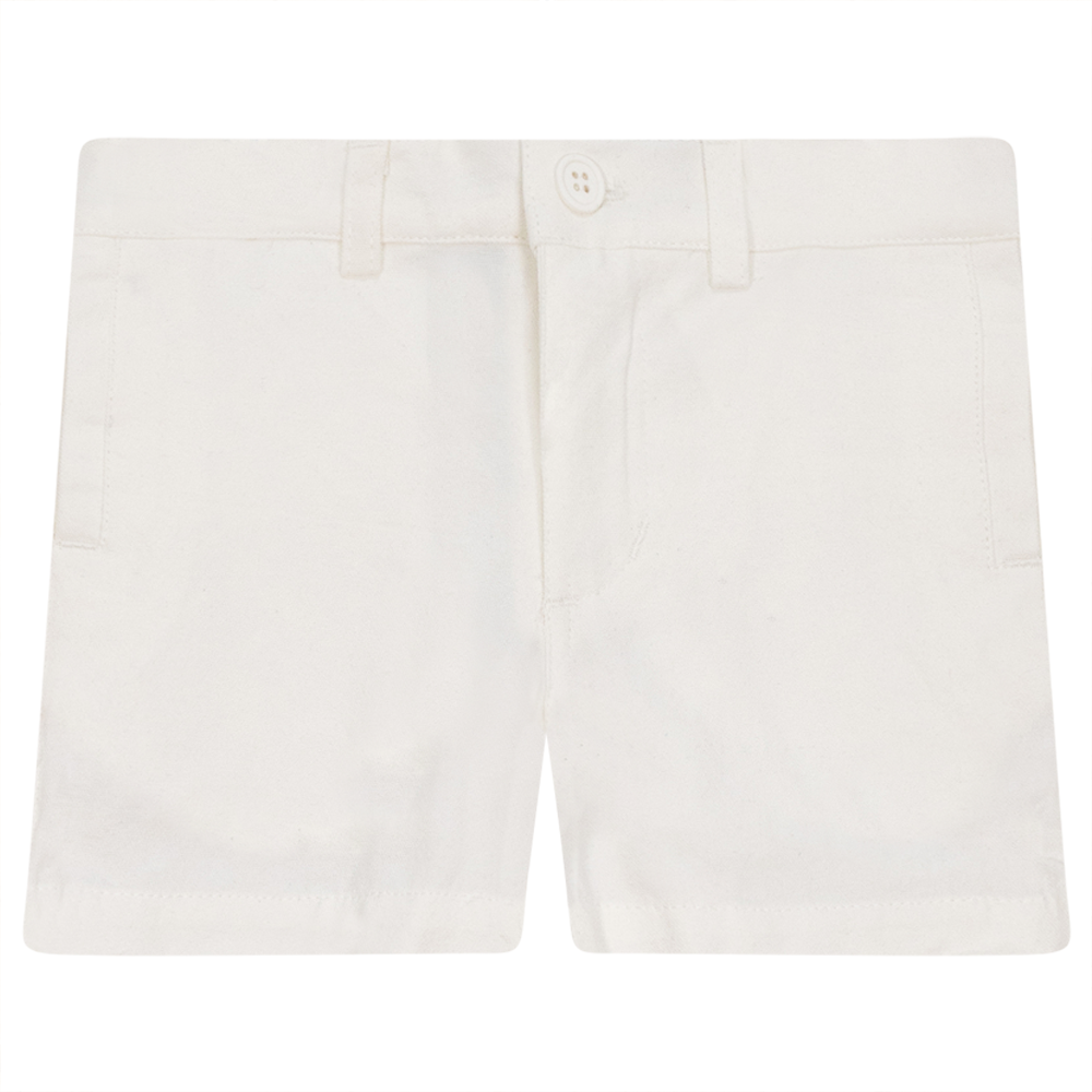 Cotton Short Pant Off White