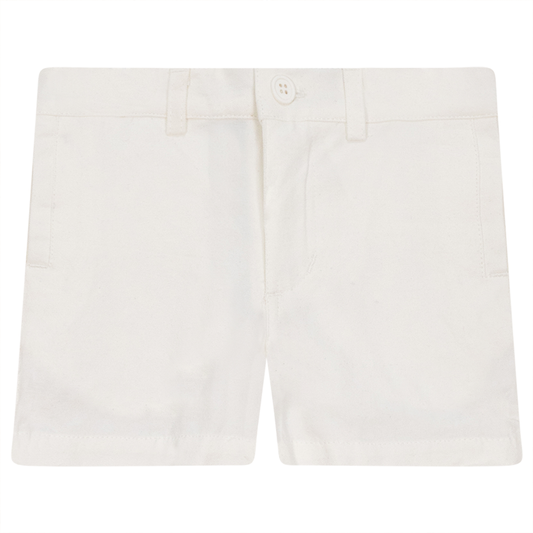 Cotton Short Pant Off White
